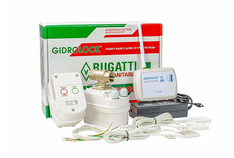Комплект Gidrolock WI-FI WINNER BUGATTI 3/4