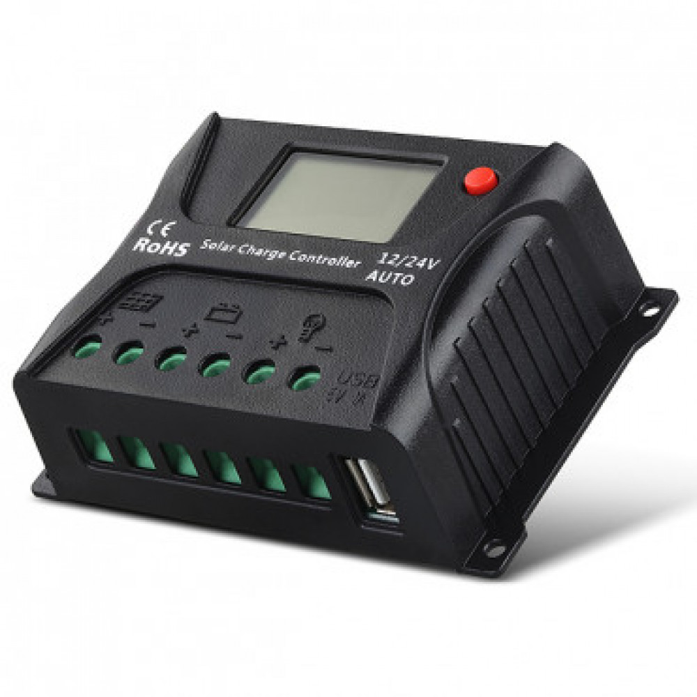Контроллер заряда SRNE SR-HP2430 PWM 12/24V 30A