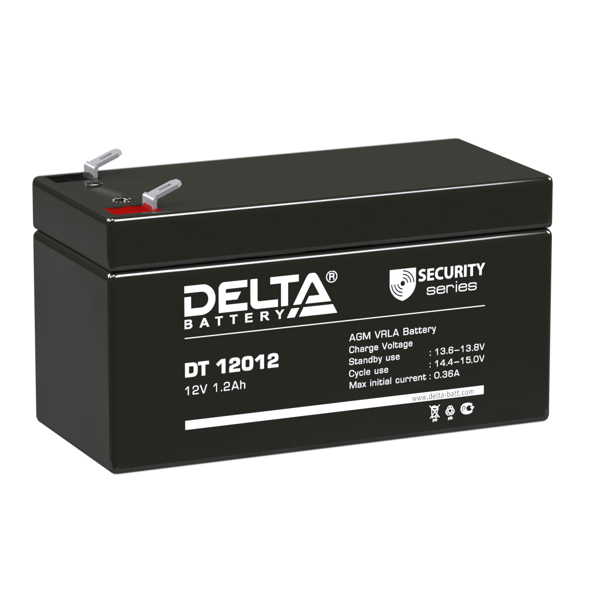 Аккумулятор Delta DT 12012 купить по цене 777 руб..  Самые дешёвые цены на Аккумуляторы