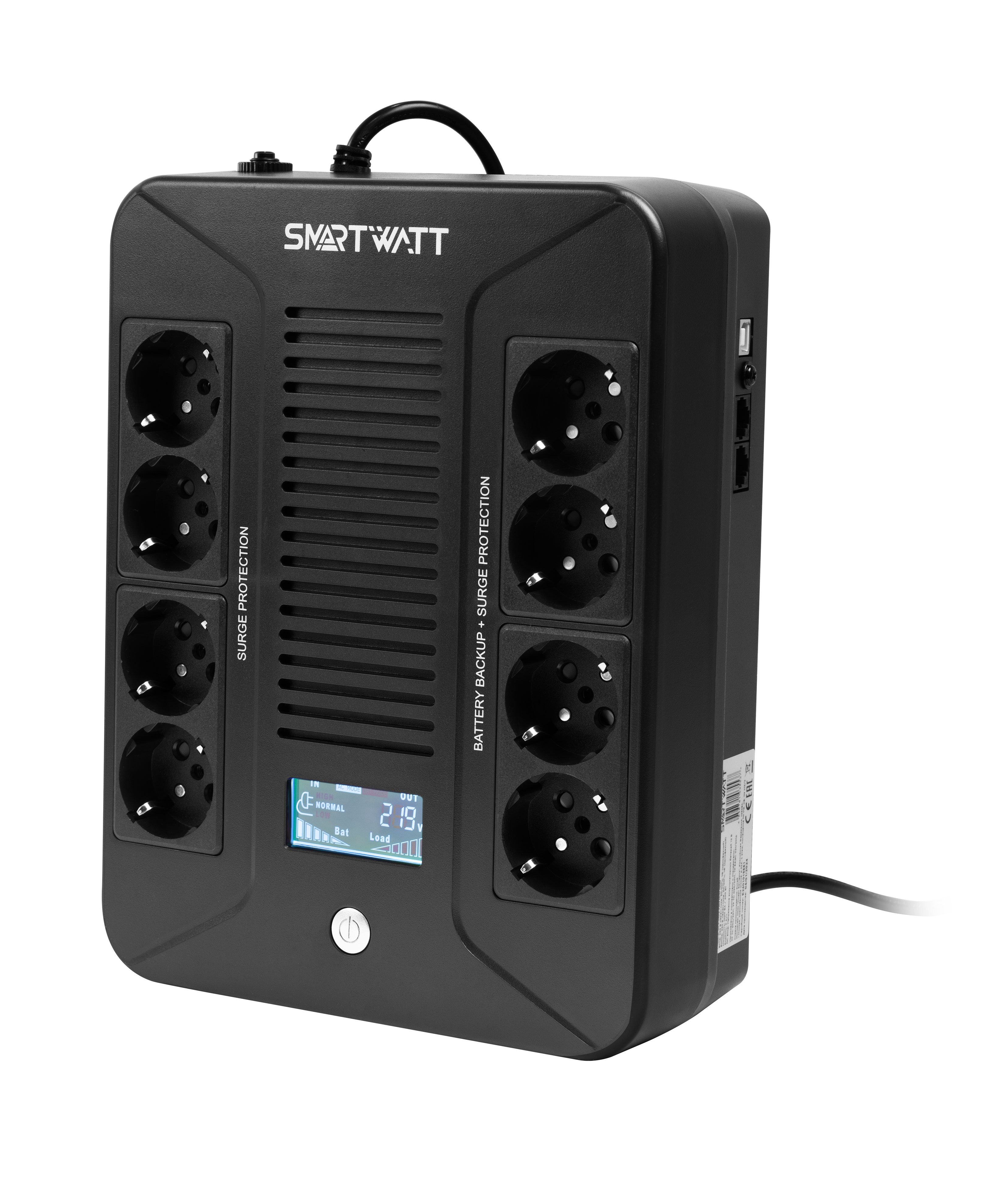 Источник бесперебойного питания SMARTWATT UPS SAFE PRO LCD 600 купить по цене 6650 руб..  Самые дешёвые цены на UPS SAFE PRO LCD