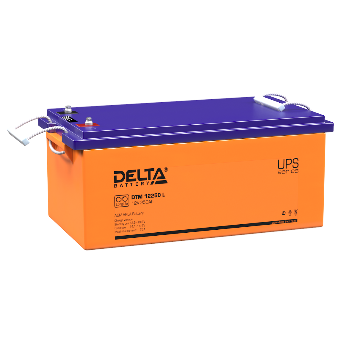 Аккумулятор Delta DTM 12250 L купить по цене 70063 руб..  Самые дешёвые цены на Аккумуляторы