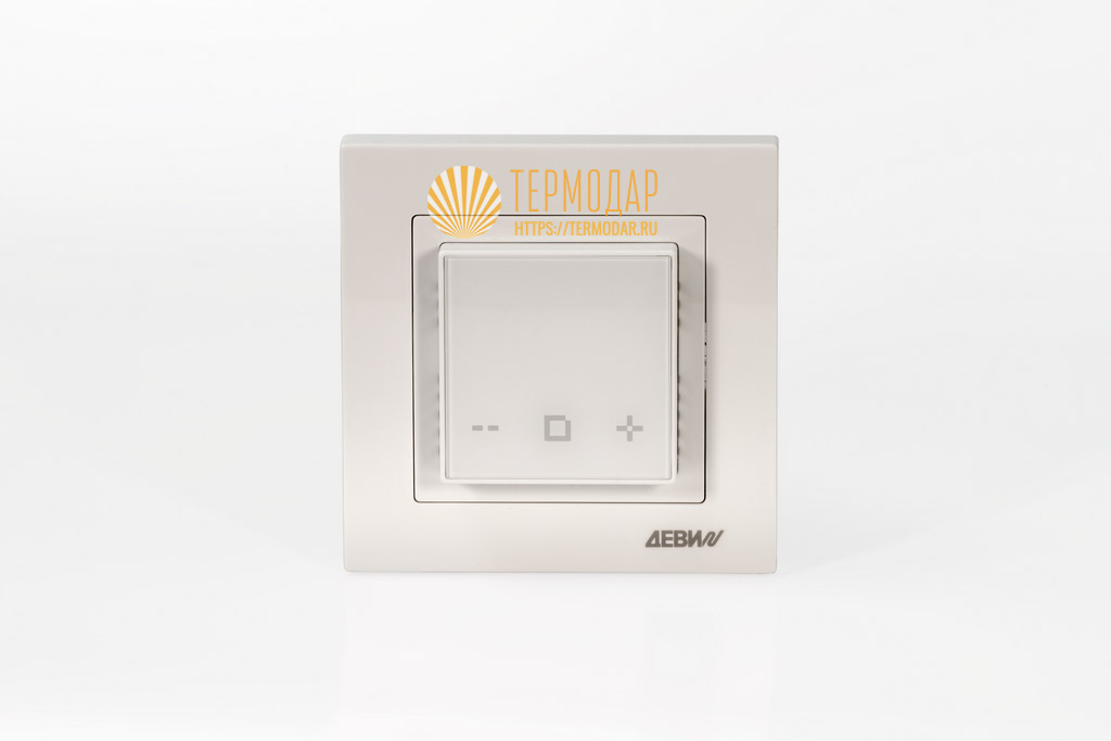 Терморегулятор теплого пола ДЕВИ Classy Wi-Fi белый. арт. 140F1064R