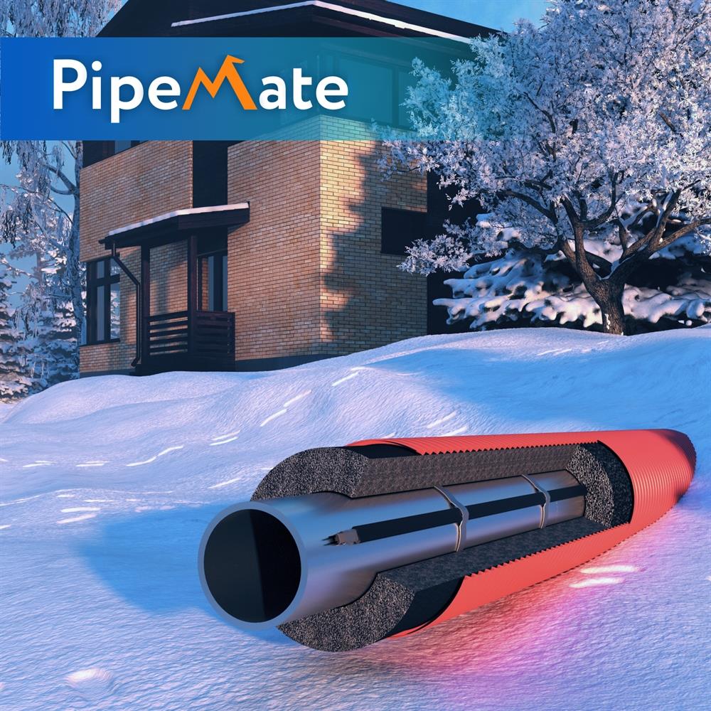 Секция нагревательная кабельная PipeMate 25Вт/м 20 м.