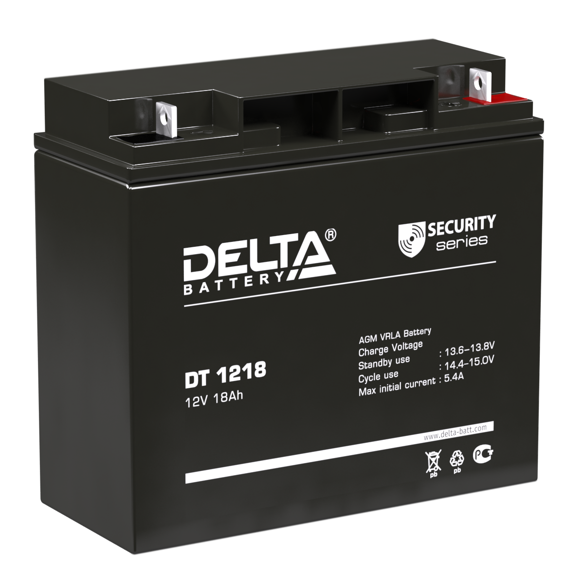 Аккумулятор Delta DT 1218 купить по цене 4324 руб..  Самые дешёвые цены на Аккумуляторы
