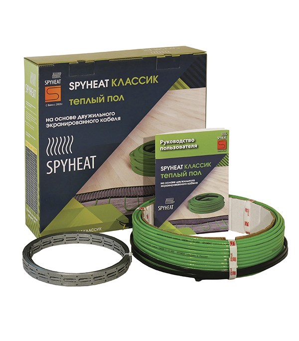 Теплый пол SpyHeat SHD-15-900, в стяжку, 5,6-7,5 м ², 900 Вт, 60 метров, двухжильный кабель.
