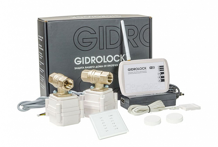 Комплект Gidrolock RADIO + WI-FI 1/2